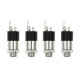 3.5mm headphone jack socket, screwed, silver PJ-392