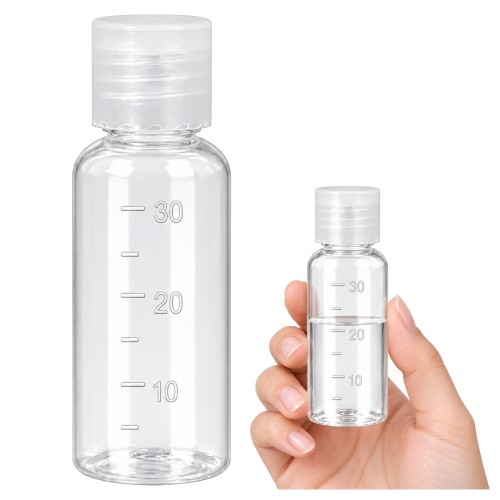 30 ml matavimo buteliukas su graduota padalele kelionėms – lėktuvui – graduotas 30 ml matavimo buteliukas su graduota padalele kelionėms – lėktuvui – graduotas