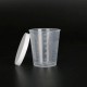 30ml measuring cup - Plastic container with lid - lockable 30ml measuring cup - Plastic container with lid - lockable
