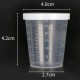 30ml measuring cup - Plastic container with lid - lockable 30ml measuring cup - Plastic container with lid - lockable