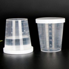 30ml measuring cup - Plastic container with lid - lockable