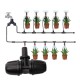 Plug end cap for 4mm hose - end of drip lines - plant irrigation system