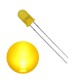 LED 5mm yellow diffusion LED 20mA - 10 pcs