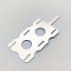 Welding plate for 6 cells - "rectangle" shape - for soldering and welding 18650 cells