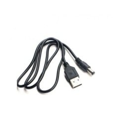 A tipo USB laidas – DC 5.5 x 2.1 mm – maitinimo laidas – 100 cm