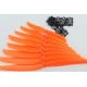 ABC-Power 8x4 propeller - orange - 8040 propeller with reduction insert