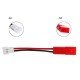 Adapterio perėjimas - JST 2 kontaktų kištukas į Molex 51005 - 35 mm kabelis