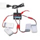 Adapterio perėjimas - JST 2 kontaktų kištukas į Molex 51005 - 35 mm kabelis