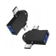 Adapter - Adapter - USB type C to USB - steel - OTG Adapter - Adapter - USB type C to USB - steel - OTG