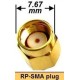 Adapter -RP- SMA plug to SMA jack - adapter 1 pc