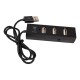 Adapteris – USB kištukas prie USB A ir microUSB lizdo – USB skirstytuvas