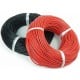 Tinned copper silicone wire 20AWG - 100 cores - 0.5mm2 - black - flexible