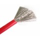 Tinned copper silicone wire 20AWG - 100 cores - 0.5mm2 - red - flexible