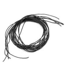 Alavuota varinė silikoninė viela 26AWG - 28 gyslos - 0.14 mm2 - juoda - lanksti