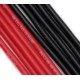 Alavuota varinė silikoninė viela 26AWG - 28 gyslos - 0.14 mm2 - juoda - lanksti