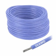 Tinned copper silicone wire 26AWG - 28 cores - 0.14 mm2 - blue - flexible