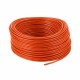 Alavuotas varinis silikoninis laidas 26AWG - 28 gyslų - 0.14 mm2 - raudonas - lankstus Alavuotas varinis silikoninis laidas 26AWG - 28 gyslų - 0.14 mm2 - raudonas - lankstus