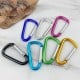 Aluminum carabiner Type-D - 45mm - Carabiner - Survival - EDC