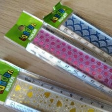 Aluminum ruler 30cm 12 inches - mix of colors
