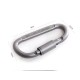 Aluminum screw-on carabiner Type-D - 80mm - Carabiner - Survival - EDC