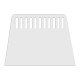 Squeegee for carbon foil stickers 83.8x33mm - Scraper for removing glue