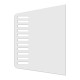 Squeegee for carbon foil stickers 83.8x33mm - Scraper for removing glue