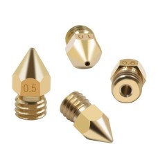Antgalis 0.2 mm M6 – siūlas 1.75 mm – H13 mm – kūginis – RepRap E3D V5 V6