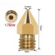 Antgalis 0.4 mm M6 – siūlas 1.75 mm – H13 mm – kūginis – RepRap E3D V5 V6