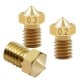 Nozzle 0.4mm M6 - Filament 3.0mm - H12.5mm - Conical - RepRap E3D V5 V6