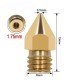 Nozzle 0.5mm M6 - Filament 1.75mm - H13mm - Conical - RepRap E3D V5 V6
