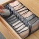 Underwear organizer - 7 compartments - drawer insert - foldable - fabric