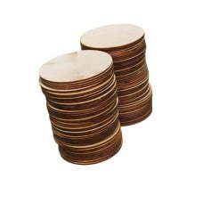 Round plywood 100x2mm - Carving and decupage board -