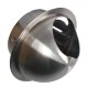 Round ventilation grille 35mm stainless steel