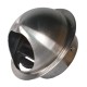 Round ventilation grille 35mm stainless steel