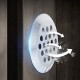 Round ventilation grille 53mm stainless steel