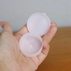 Round Container - 54x24mm - Plastic Box - Lockable Organizer
