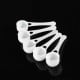 Round plastic spoon - measuring cup - 5g - disposable