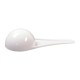 Round plastic spoon - measuring cup - 5g - disposable