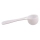 Round plastic spoon - measuring cup - 5g - disposable