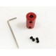Axle connector - adapter from 4mm to 5mm - for motor shaft -