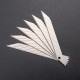 Spare blade 9mm for a utility knife - 10 pcs - broken blades