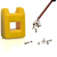 Magnetizer / demagnetizer for screwdrivers, screwdrivers and bits