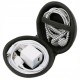 Headphone case - round 80mm - Storage box - Cover