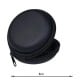 Headphone case - round 80mm - Storage box - Cover