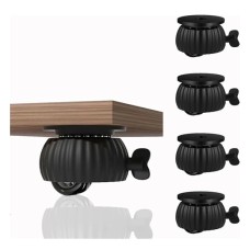 Baldų ratukas foteliui, spintelė 39mm - pasukami ratukai su stabdžiu - M8
