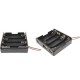 Battery basket 4xAAA 1.5V - Flat - battery basket with cables