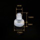 Bumper - 8mm - Door Bumper - Anti-Collision Screw - Transparent - 10 pcs