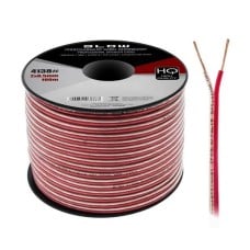 CCA speaker cable 2x1.0mm - BLOW speaker cable - transparent