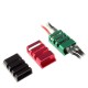 CNC Alu cover for ESC Controller - 4 pcs - ESC cover for drone