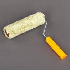 Paint roller with handle - 22cm - 9 inches - cotton